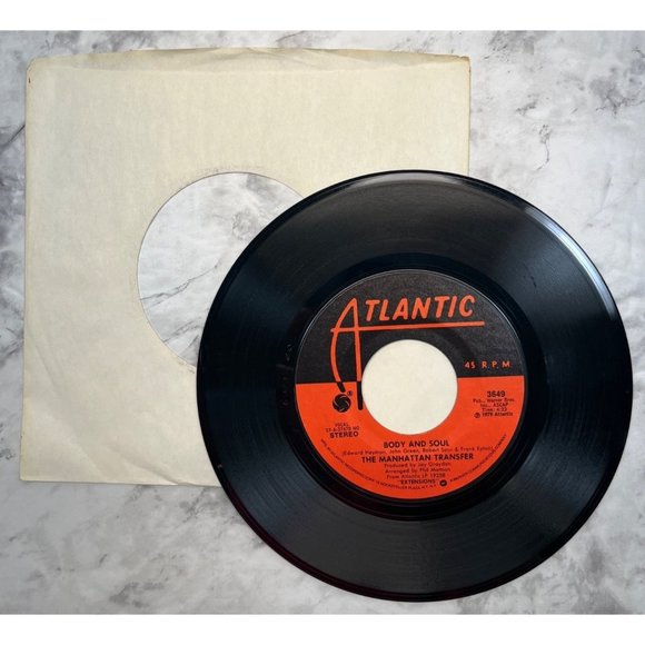 The Manhattan Transfer 45 Lot Body and Soul / Smile Again / Twilight Zone - Picture 5 of 9